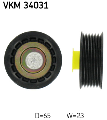 Vratná/vodiaca kladka rebrovaného klinového remeňa SKF (VKM 34031)